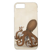 octopus met scheikunde kolf Steampunk Science Fan Case-Mate iPhone Case (Achterkant)