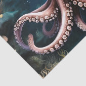 Octopus met surrealistische diepten tissuepapier (Detail)