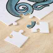 Octopus met zonnebril legpuzzel (Zijkant)