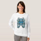 Octopus met zonnebril t-shirt (Voorkant volledig)