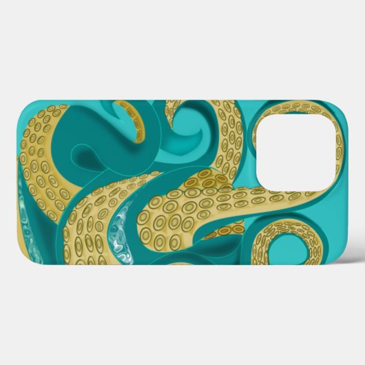Octopus Modern Design Case-Mate iPhone Case (Achterkant (horizontaal))