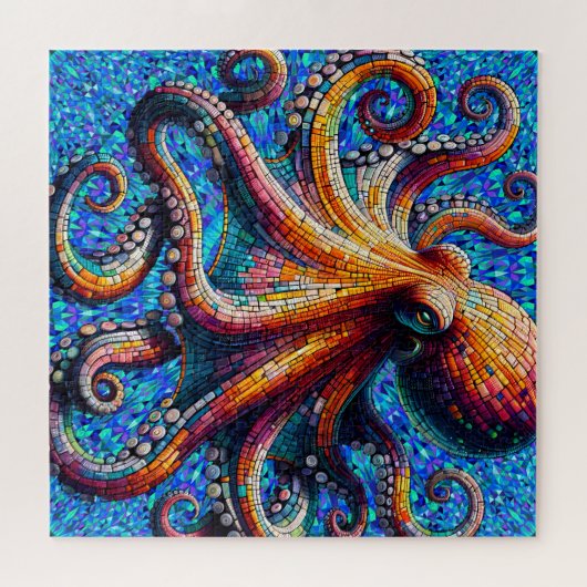 Octopus Mosaic Odyssey Legpuzzel (Horizontaal)
