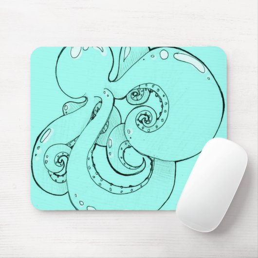 Octopus Mousepad Muismat (Met muis)