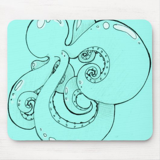 Octopus Mousepad Muismat (Voorkant)