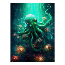 Octopus Mythische nautische onder het Zee Creature