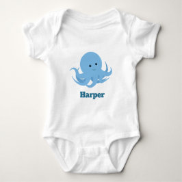 Octopus naam Leuke Dierlijke Cartoon Romper