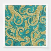 Octopus Napkins Tentalies Modern Design Servet (Voorkant)