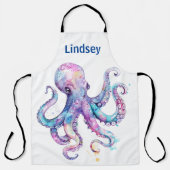 Octopus Nautical Marine Ocean Pink Schort (Voorkant)