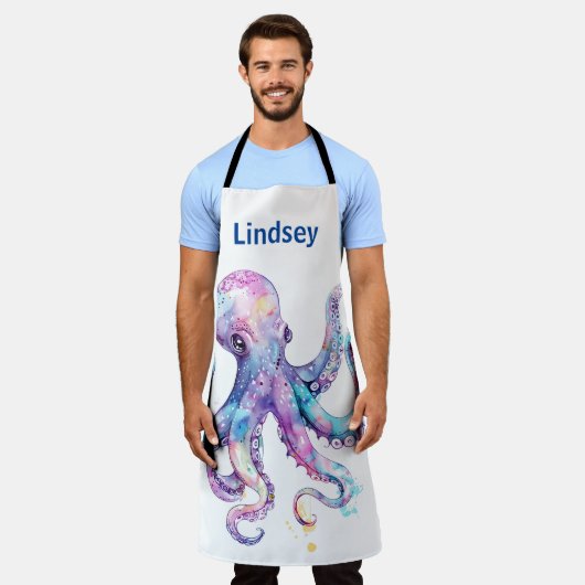 Octopus Nautical Marine Ocean Pink Schort (Gedragen)