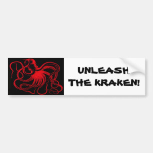 Octopus Nautical Steampunk Kraken Monster Bumpersticker