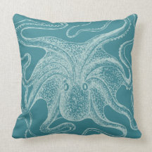  octopus nautisch Blauwgroen