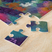 Octopus Nautisch Strand Kust gepersonaliseerd Legpuzzel (Zijkant)