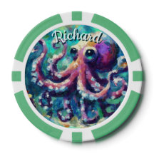 Octopus Nautisch Strand Kust gepersonaliseerd