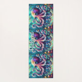 Octopus Nautisch Strand Kust gepersonaliseerd Yogamat (Achterkant)