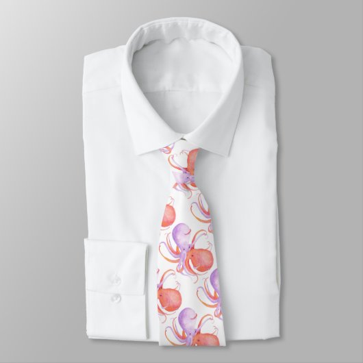 Octopus Necktie Strange Weird Octopus Stropdas (Gebonden)