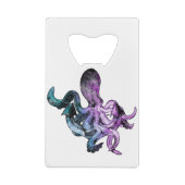 Octopus neon creditkaart flessenopener (Achterkant)