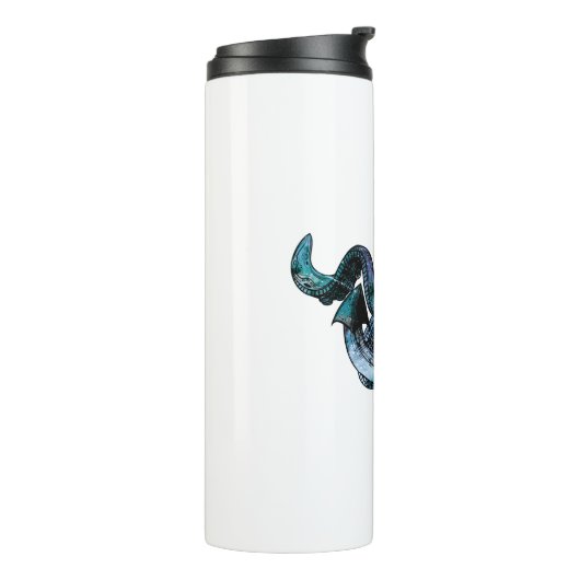 Octopus neon thermosbeker (Gedraaid links)