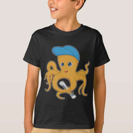Octopus Newspaper T-shirt (Voorkant)