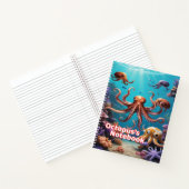 Octopus Notebook for Kids | Wide Ruled Spiral Notitieboek (Binnen)