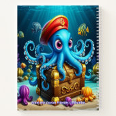 Octopus Notebook for Kids | Wide Ruled Spiral Notitieboek (Achterkant)