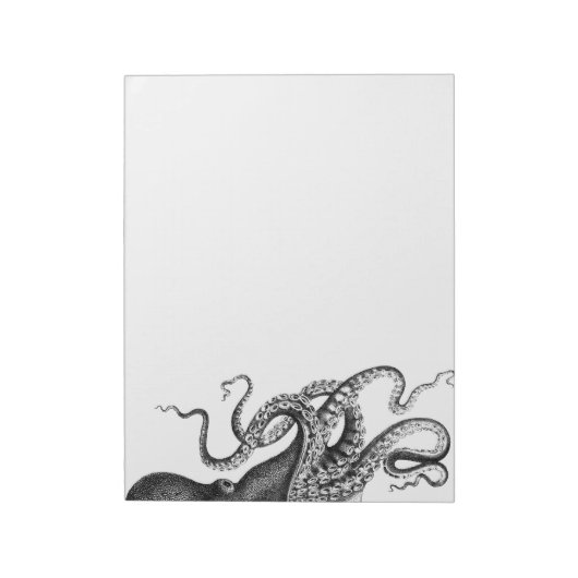  octopus notitieblok (Linkerzijde)