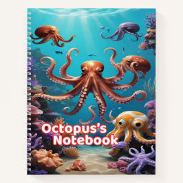 Octopus Notitieboek voor Kinderen | Breed Geliniee