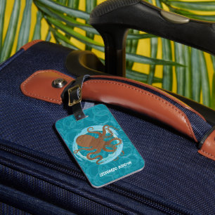 Octopus Oasis Bagage Label