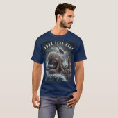 Octopus Oceaan Muzikant  T-shirt (Voorkant volledig)