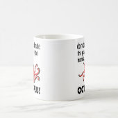 Octopus Ocean Animal Funny Octopus Koffiemok (Center)