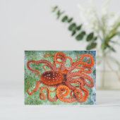 Octopus Ocean  Briefkaart (Staand voorkant)