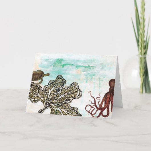 Octopus Ocean Kaart (Voorkant)