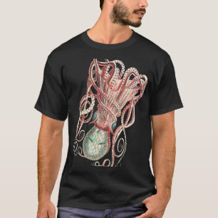 Octopus Ocean Squid Women Mannen Youth Underwater  T-shirt