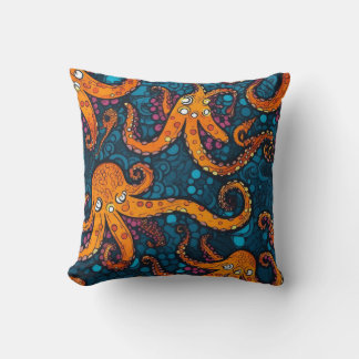 Octopus Ocean Theme accent kussen