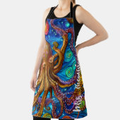 Octopus Ocean Zee Animal Persoonlijke naam Schort (Insitu)