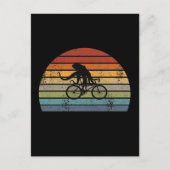 Octopus - Octopus Riding Bicycle Briefkaart (Voorkant)