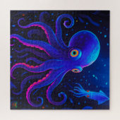 🐙 Octopus Odyssey: Duik in de diepte 🌊 Legpuzzel (Horizontaal)