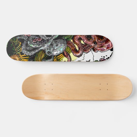 octopus oerwoud persoonlijk skateboard (Horizontaal)