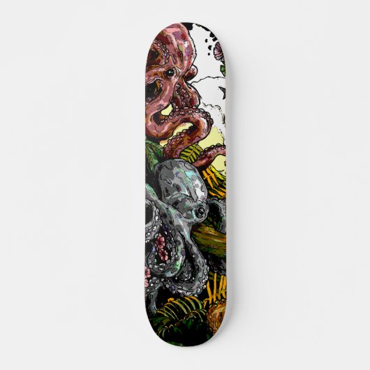 octopus oerwoud persoonlijk skateboard (Voorkant)