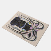 Octopus of Reuzenpijlinktvis, Dier uit de Oude Wer Deurmat (Schuin)