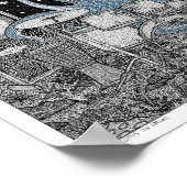 Octopus on Drums Poster (Hoek)