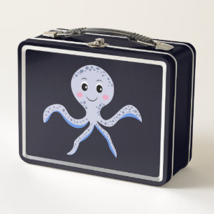 Octopus onder de zee kinderpatroon