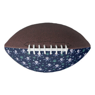Octopus onder de zee kinderpatroon american football