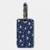 Octopus onder de zee kinderpatroon bagagelabel (Achterkant verticaal)