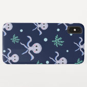 Octopus onder de zee kinderpatroon Case-Mate iPhone case (Achterkant (horizontaal))