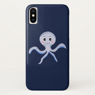 Octopus onder de zee kinderpatroon Case-Mate iPhone case
