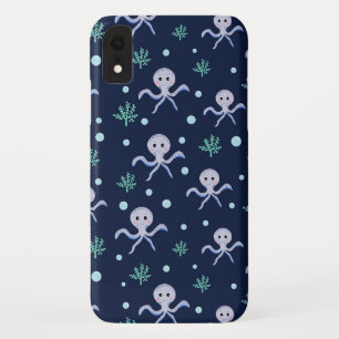 Octopus onder de zee kinderpatroon Case-Mate iPhone case
