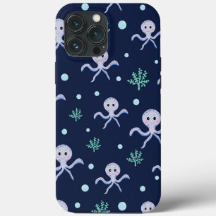Octopus onder de zee kinderpatroon Case-Mate iPhone case