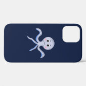 Octopus onder de zee kinderpatroon Case-Mate iPhone case (Achterkant (horizontaal))