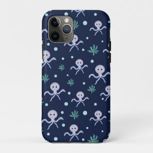 Octopus onder de zee kinderpatroon Case-Mate iPhone case