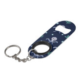 Octopus onder de zee kinderpatroon mini flessenopener (Voorkant Gekanteld)